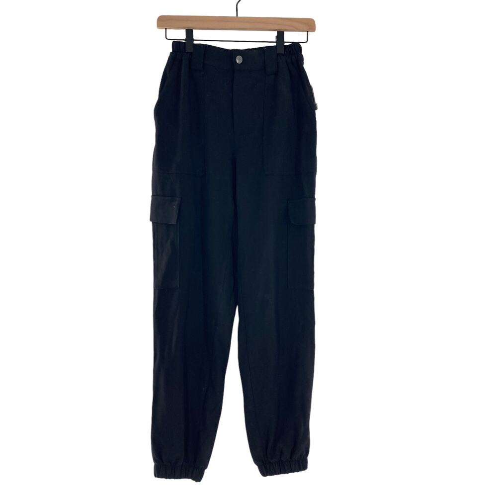 BP. Nordstrom Cargo Style Black Pocket Pant Elastic Waist